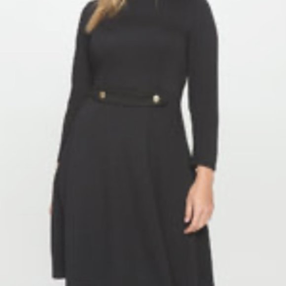 Eloquii Dresses & Skirts - Navy blue tailored dress